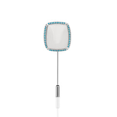 White /Turquoise Pin White /Turquoise Pin