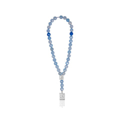 Sky Blue Agate Prayer Beads Sky Blue Agate Prayer Beads