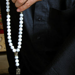 White Marble Prayer Bead White Marble Prayer Bead