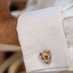 Silver Skull Cufflinks Silver Skull Cufflinks