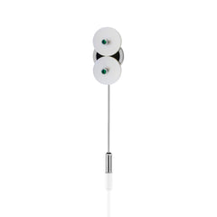 Round Double White Pin Round Double White Pin