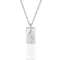 Engraved Eye Necklace Engraved Eye Necklace