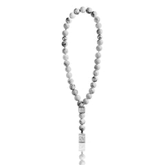 White Marble Prayer Bead White Marble Prayer Bead