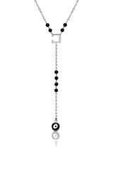 Black Eye Beaded Necklace Black Eye Beaded Necklace
