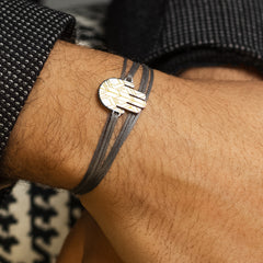 Deco Hamsa Bracelet - Platinum Deco Hamsa Bracelet - Platinum