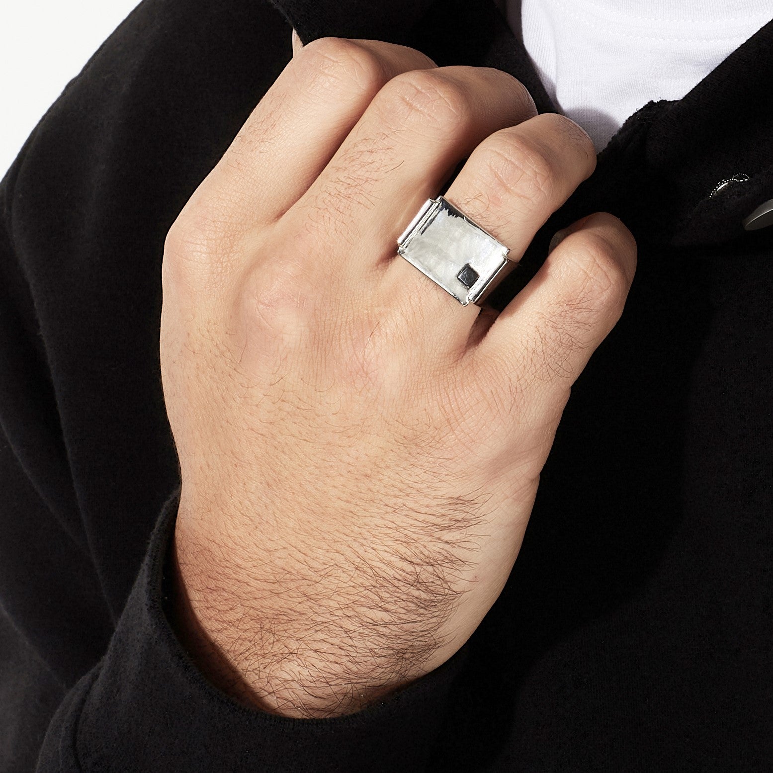 Silver Block Ring Silver Block Ring