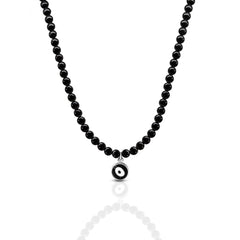 Black Beads Eye Necklace Black Beads Eye Necklace