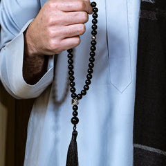 Black Onyx Prayer Beads (33)