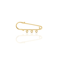 Baby Safety Pins 18K