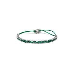 Tennis Bracelet- Green Stone