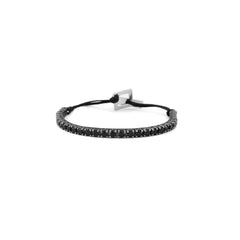 Tennis Bracelet Black - Black Stone
