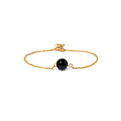 Black Ball Bracelet 18K