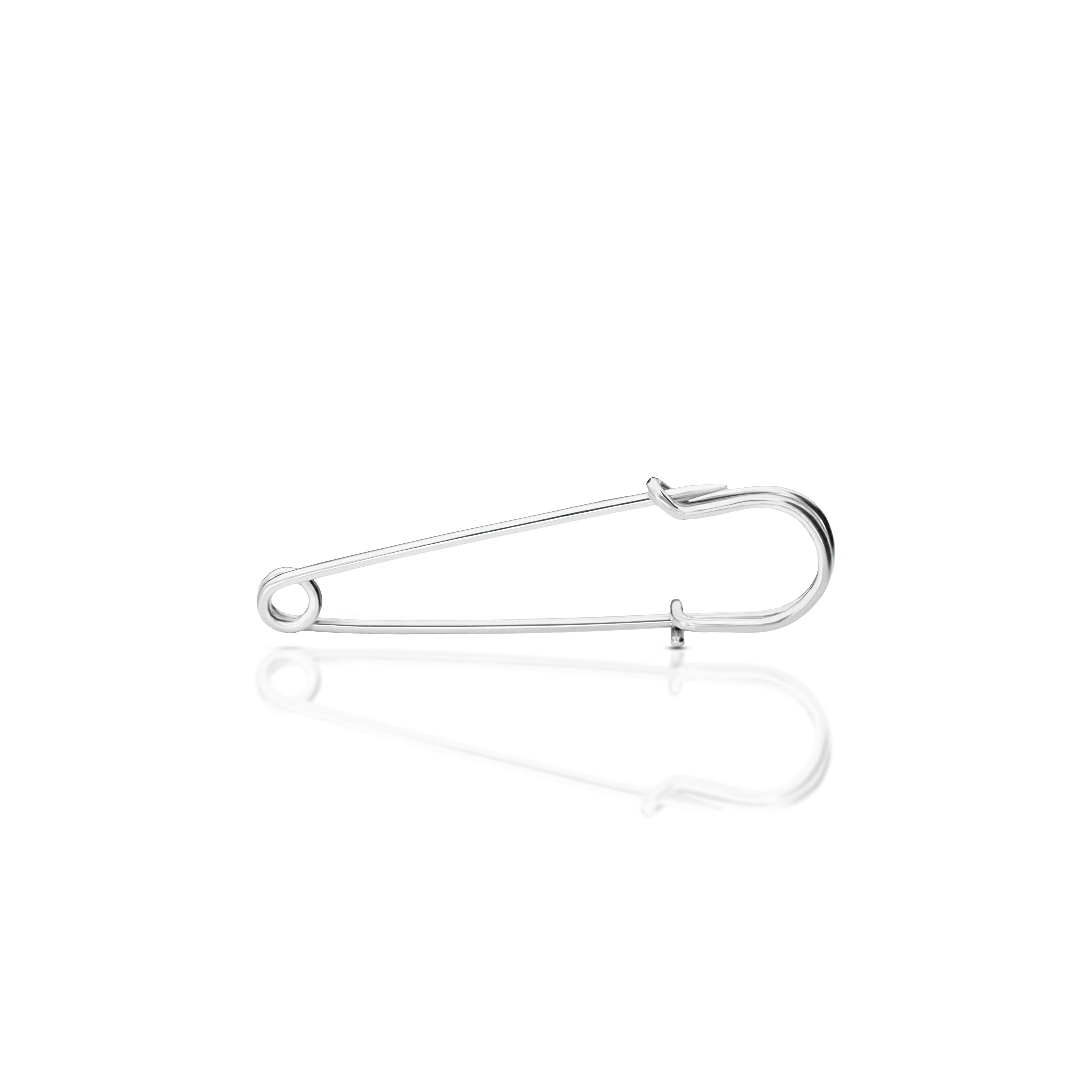 Curved Safety Lapel Pin