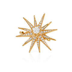 HUWA Gold Star Pin