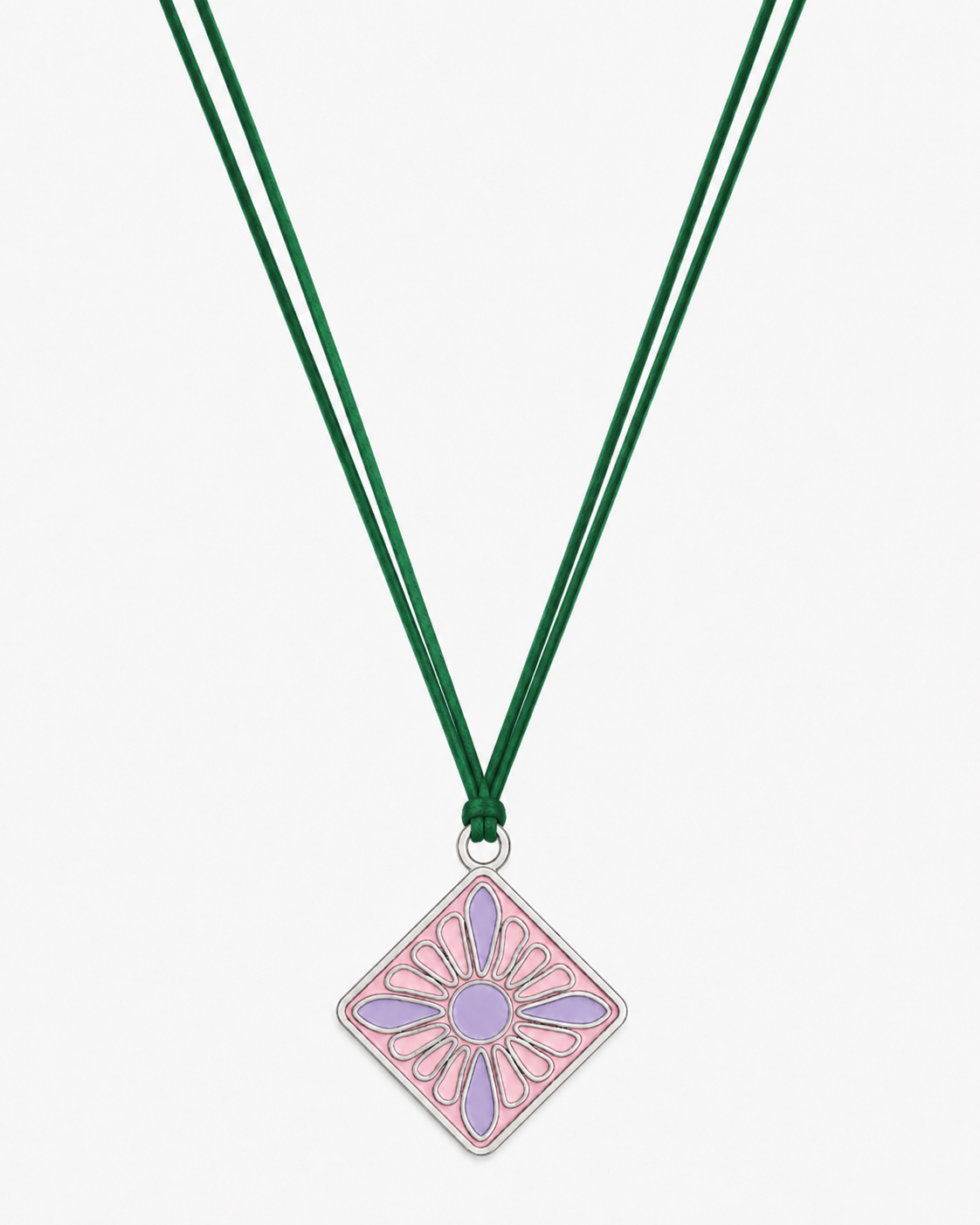 Kikis Necklace - Pink Tile