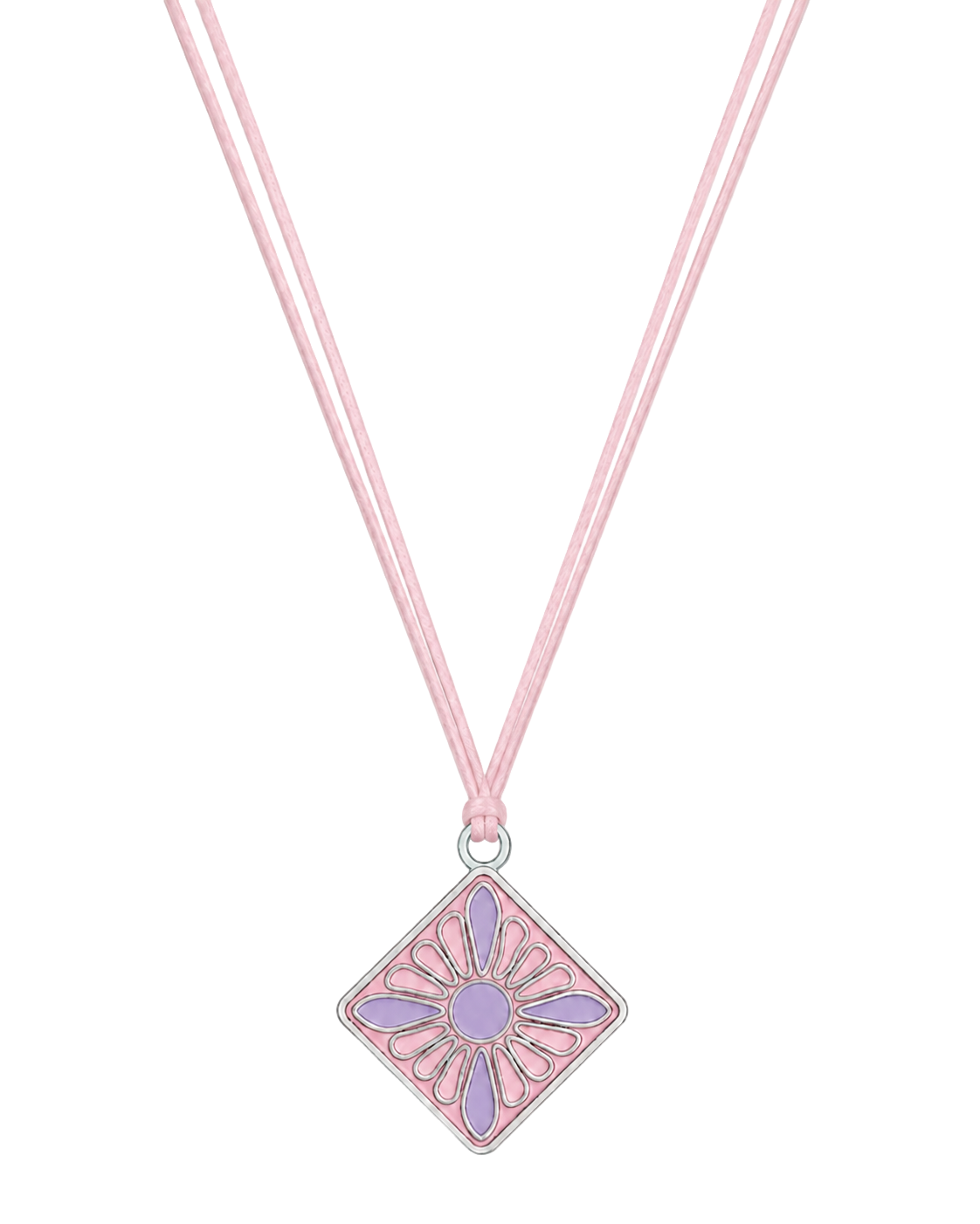 Kikis Necklace - Pink Tile