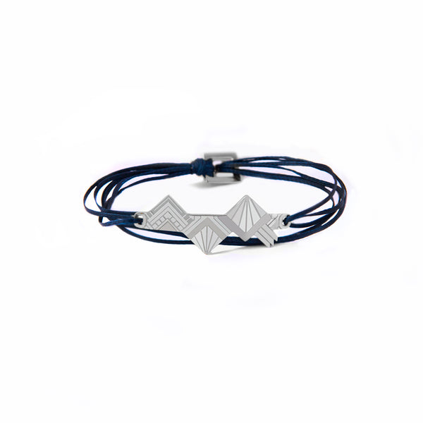 M. COHEN Axis Bracelet - Turquoise/Matte Tiger Eye | Garmentory