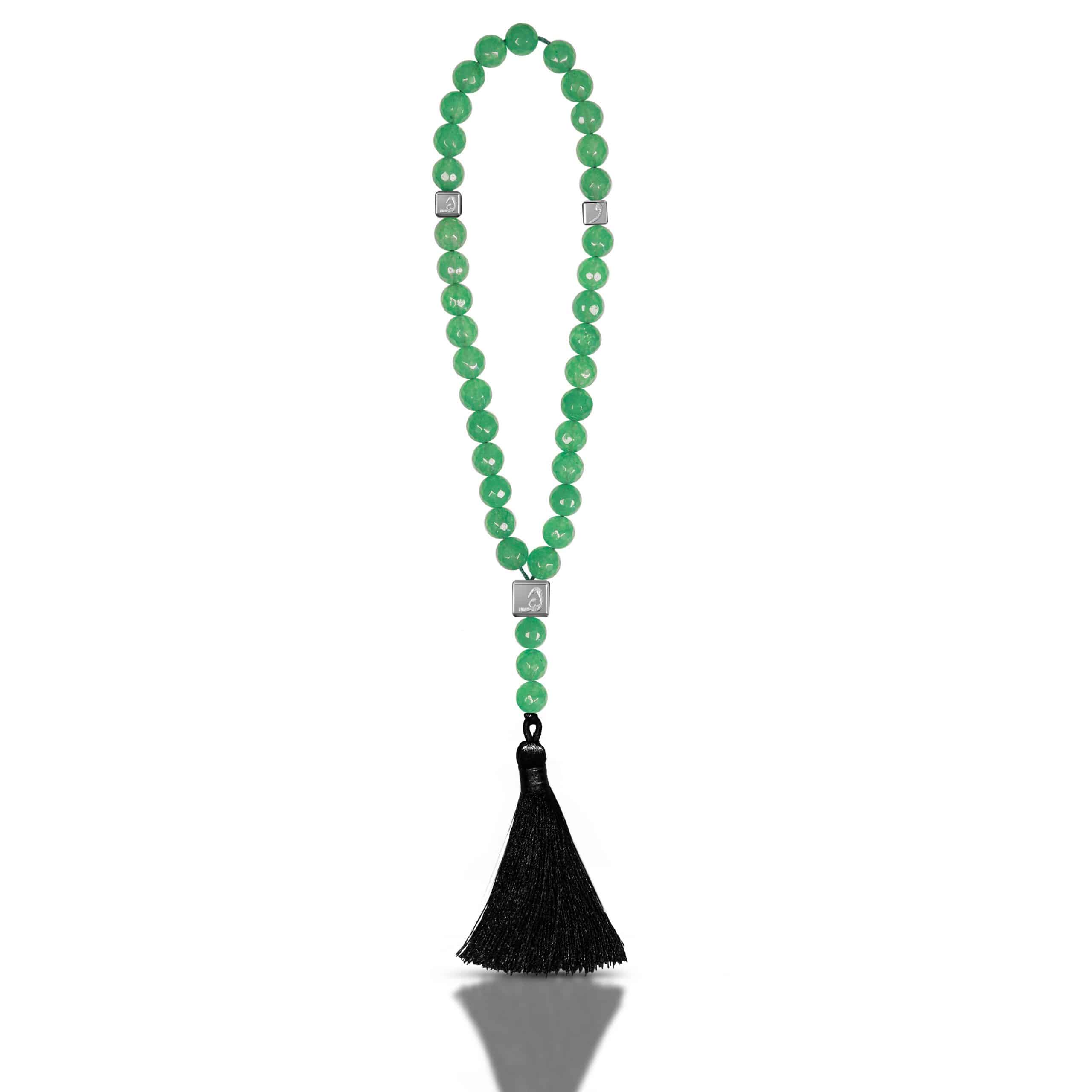 Green Agate Prayer Beads