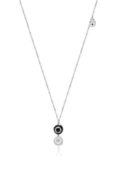 Black Eye Chain Necklace | Black Evil Eye Necklace | Huwa