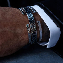 Men's Diamond Silver Bracelet
